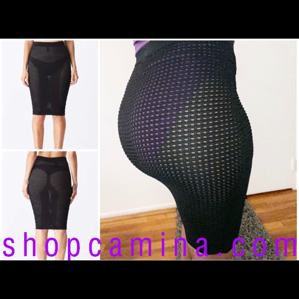 Knee length skirt